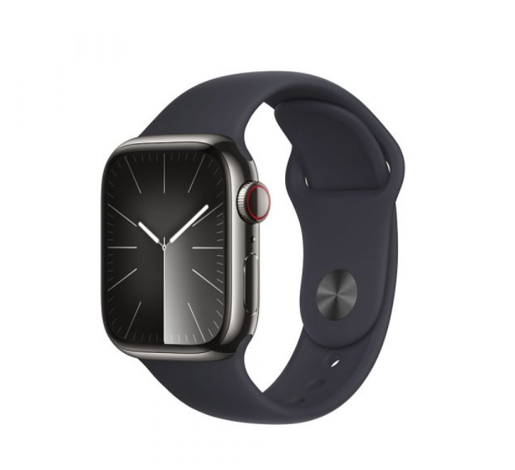 Apple Watch Series 9 GPS + Cellular 41mm Aço Inoxidável