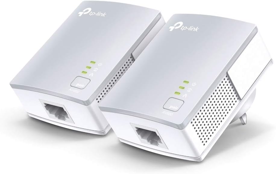 Powerline | Kit 2 Adap TP-Link 600Mbps S/tomada