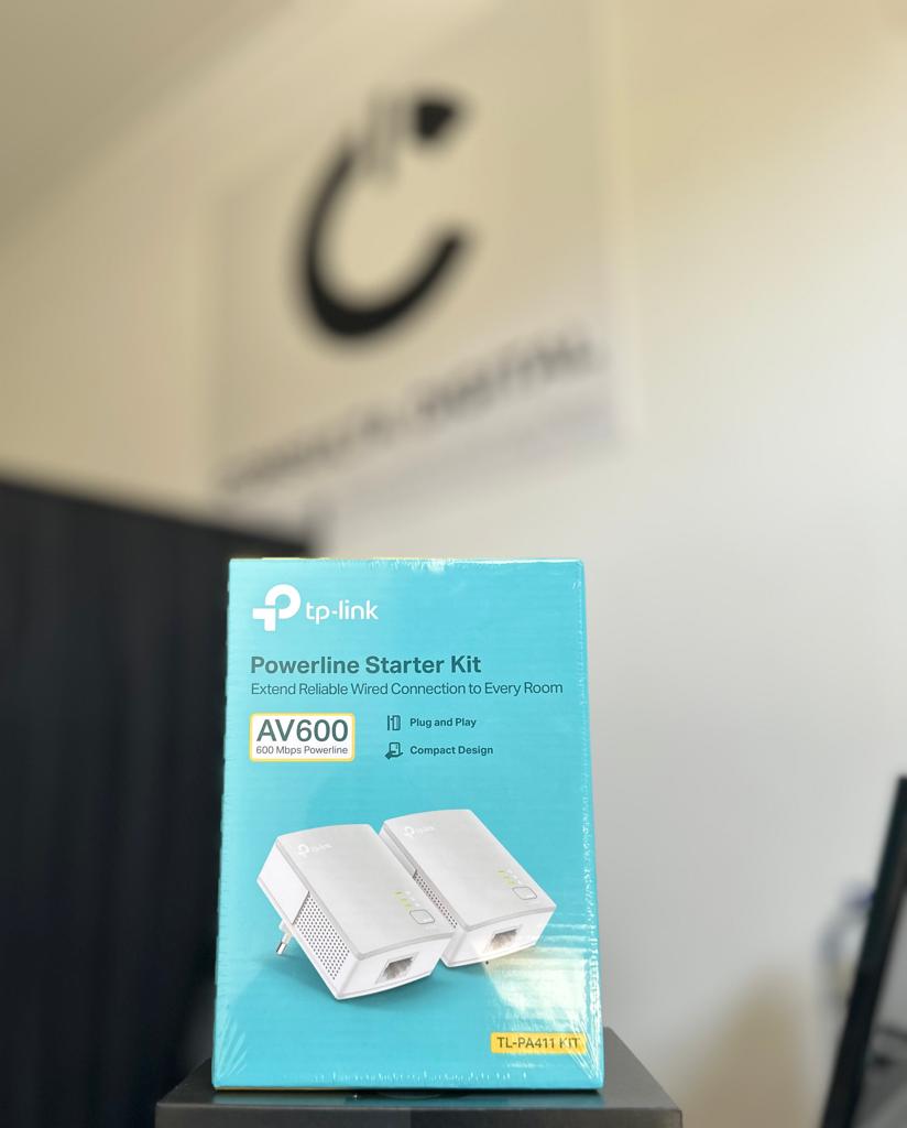 Powerline | Kit 2 Adap TP-Link 600Mbps S/tomada